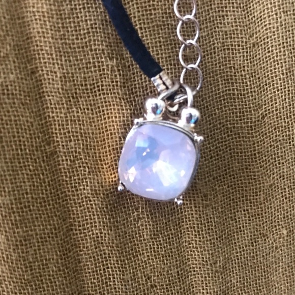 Necklace with Gem Charm - Picture 5 of 5